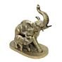 Brass Elephant Showpiece | Large Heavy Brass Elephant Statue for Home & Office Decor BH11840