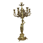 Brass Lady Candle Stand | Large Decorative Brass Statue Candle Holder for Home Decor, BH11853