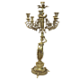 Brass Lady Candle Stand | Large Decorative Brass Statue Candle Holder for Home Decor, BH11853