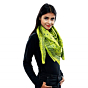 Eri Silk Printed Scarf | Green | 1.1 meter