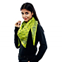 Eri Silk Printed Scarf | Green | 1.1 meter