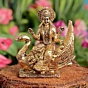 Goddess Brahmani Maa Brass Murti for Home Temple, Puja & Spiritual Decor BH11944