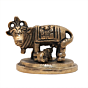 Brass Cow & Calf Idol Statue for Home Temple & Decor, BH11978