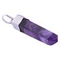 Handmade Amethtyst Pencil Pendant for Reiki Healing