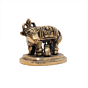 Brass Cow & Calf Idol Statue for Home Temple & Decor, BH11978