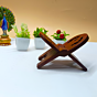 Handcrafted Wooden Holy Book Stand | 16x10x16 cm