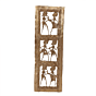 Traditional Tribal Dhokra Brass Wall Hanging Frame for Home, Living Room & Office Decoration BH11933