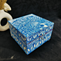 Blue Color Fish Painting Jewelley Box