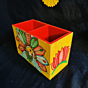 Orange Peacock stationary Organiser