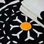 Handloom Applique Work Bedsheet Size | White