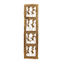 Traditional Tribal Dhokra Brass Wall Decor for Home & Living Room BH11934