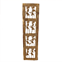 Traditional Tribal Dhokra Brass Wall Decor for Home & Living Room BH11934