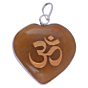 Brown Aventurine Heart Pendant for Reiki Healing