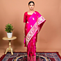 Mayur Border Handwoven Banaras Saree