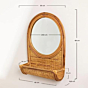 Cane Wall Mirror 