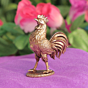 Brass Kukado Statue Mini Brass Rooster Figurine for Home Decor BH12032