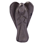 Handcarved Hematite Stone Angel Figurine
