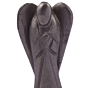 Handcarved Hematite Stone Angel Figurine