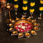Golden Urli Bowl |13 Diyas
