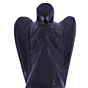 Handcarved Black Obsidian Angel Figurine