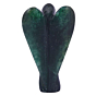 Handcarved Dark Green Aventurine Angel Figurine