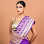 Gul Handwoven Banarasi Silk Saree in Regal Purple