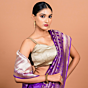 Gul Handwoven Banarasi Silk Saree in Regal Purple
