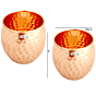 Prisha India Craft Hammered mug  Set of 2