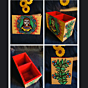 Queen Painting Stationery pen organiser 