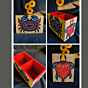 Tortoise And Crab Painting Stationery Organiser