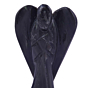 Handcarved Black Turmoline Angel Figurine