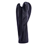 Handcarved Black Turmoline Angel Figurine