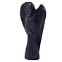 Handcarved Black Turmoline Angel Figurine