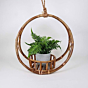 Rattan Cane Plant Pot Holder | Natural Finish | Pack Of 1