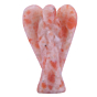 Handcarved Sunstone Angel Figurine