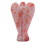 Handcarved Sunstone Angel Statues Figurine