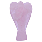 Handcarved Rose Quartz Angel Figurine