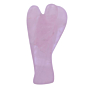 Handcarved Rose Quartz Angel Figurine