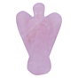 Handcarved Rose Quartz Angel Figurine