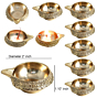 Prisha India Craft Brass Diya