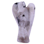 Handcarved Rainbow Moonstone Angel Figurine