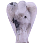 Handcarved Rainbow Moonstone Angel Figurine