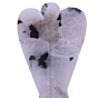 Handcarved Rainbow Moonstone Angel Figurine