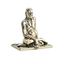 Swami Samarth Maharaj Brass Statue for Pooja Room, Spiritual Decor & Devotional Worship BH11261