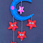 handmade stars & moon decorative product 