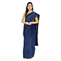 Tasar Dobby Silk Saree | Blue