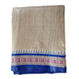 Tussar Karvati Kinar Saree with blue border
