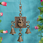 Decorative Brass Pooja Bell with Goddess Lakshmi Design BH11974