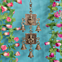 Brass Lakshmi & Ganesha Bell for Pooja Decorative Hanging Temple Bell BH11913