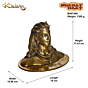 Brass Adiyogi Idol KBH07458
